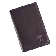 Portafoglio con fettuccia porta placca chiuso